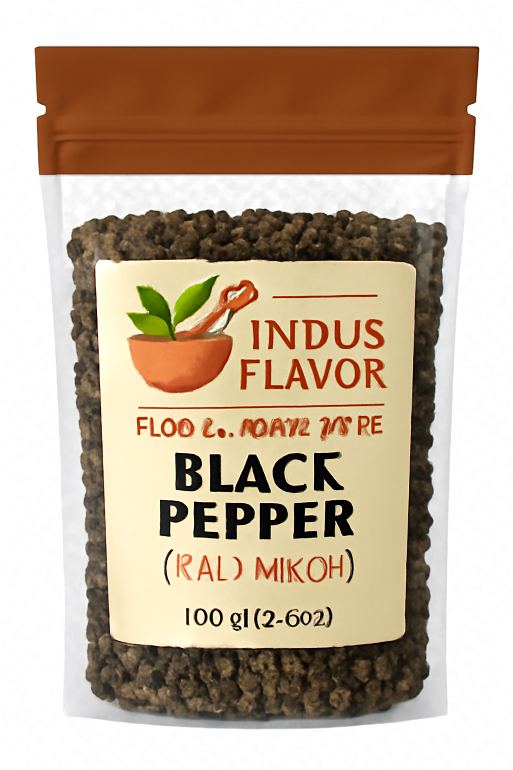 IndusFlavor Black Pepper (Kali Mirch) - 100g