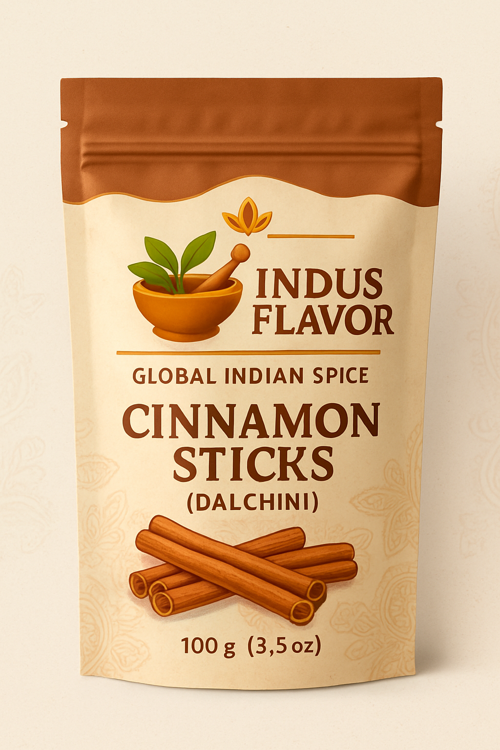 IndusFlavor Cinnamon Sticks (Dalchini) - 100g